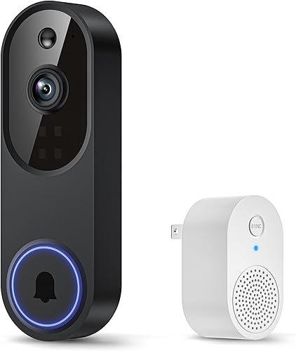 WarmBot 1080p Smart Video Doorbell Camera with AI 