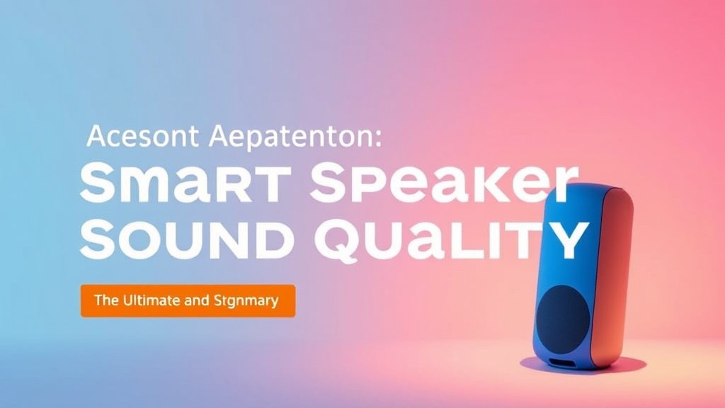 The Ultimate Guide to Smart Speaker Sound Quality in 2025 summary