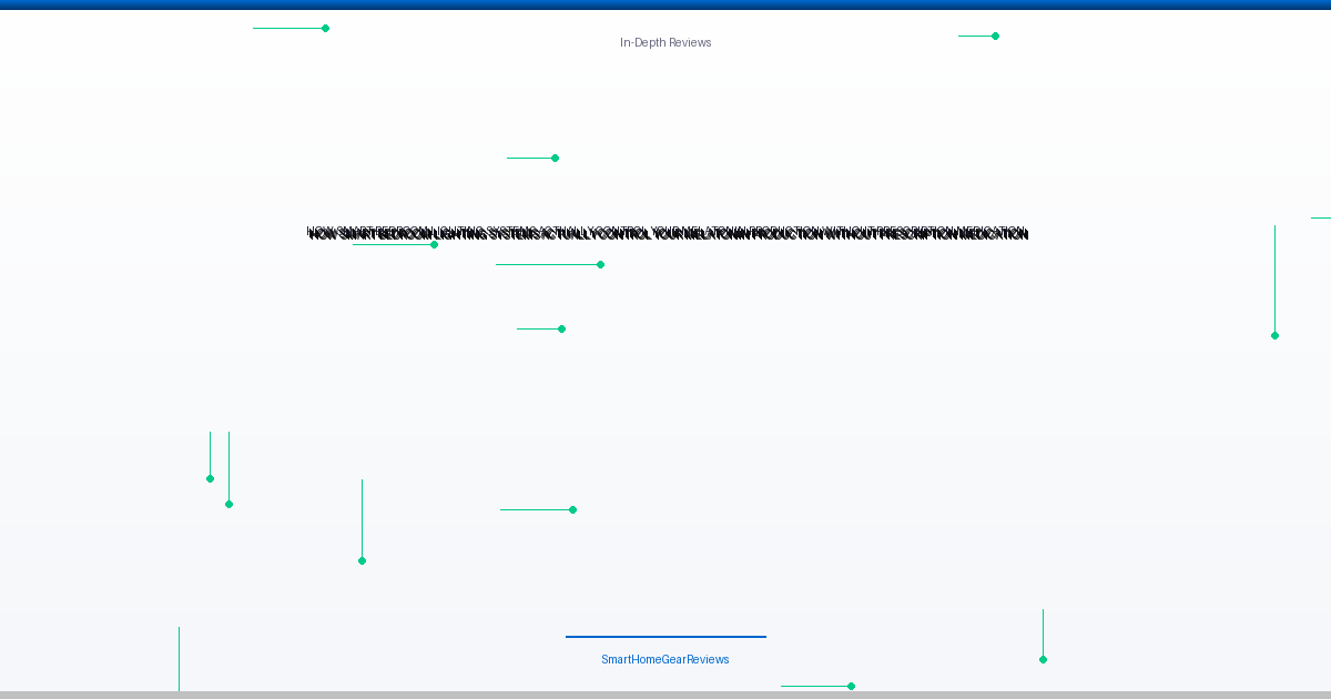 How Smart Bedroom Lighting Systems Actually Control Your Melatonin Production Without Prescription Medication