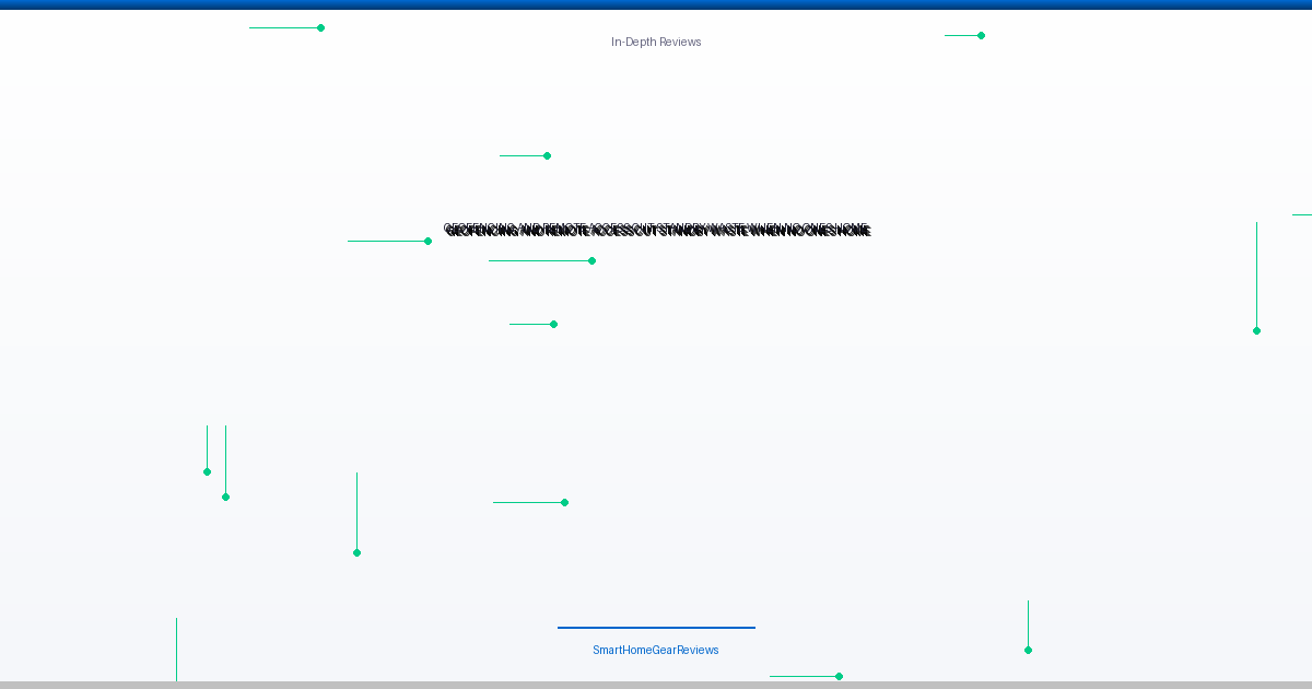 Geofencing and Remote Access Cut Standby Waste When No One's Home