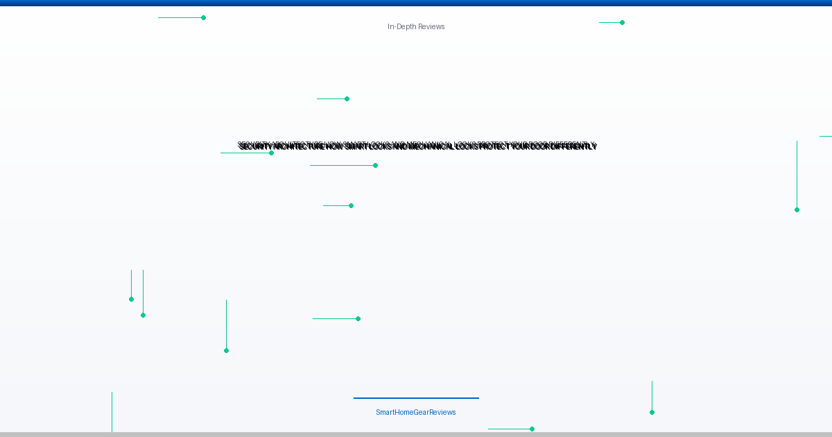 Security Architecture: How Smart Locks and Mechanical Locks Protect Your Door Differently