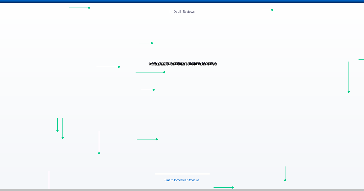smart plug comparison test - A collage of different smart plug apps on a smartphone screen, highlighting the 