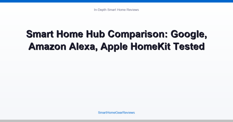 Smart Home Hub Comparison: Google, Amazon Alexa, Apple HomeKit Tested