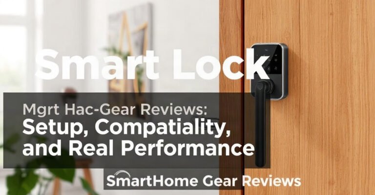 Smart Lock: Setup, Compatibility, and Real Performance - SmartHomeGearReviews